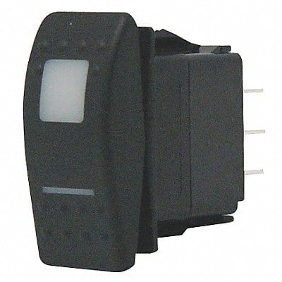 Lighted Rocker Switch SPST 3 Connections