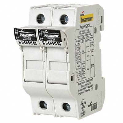 Fuse Block 0 to 30A Class CC 2 Pole