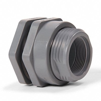 Bulkhead Tank Fitting EPDM 2 7/8 L PVC