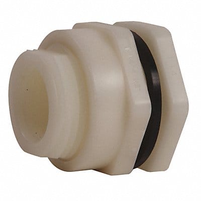 Bulkhead Tank Fitting FKM 2 7/8 L Poly.