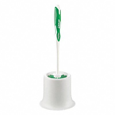 Toilet Brush w/Caddy 14 L Green/White