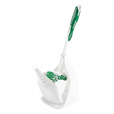 Toilet Brush/Caddy 14.5 L Green/Whte EA1