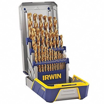 Twist Drill Bit Set HSS TiN Coated 29pcs