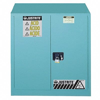 Corrosive Safety Cabinet Blue 30 gal.