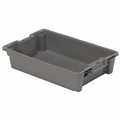 Stack and Nest Ctr Gray Solid Plastic