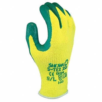 G2618 Coated Gloves Green/Yellow L