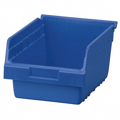 D5434 Shelf Bin Blue Plastic 6 in