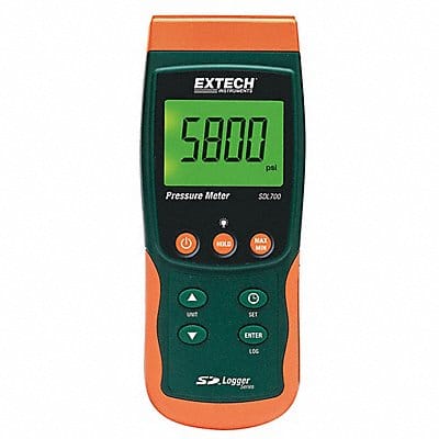 Pressure Meter Backlit LCD 2 GB Memory