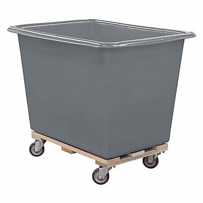 Cube Truck HDPE Gray 24.8 cu ft.