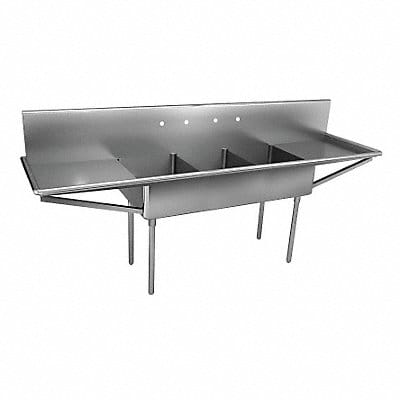 Just Scullery Sink Squar 24inx24inx12in