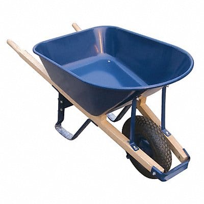 Wheelbarrow Steel 6 cu ft Pneumatic