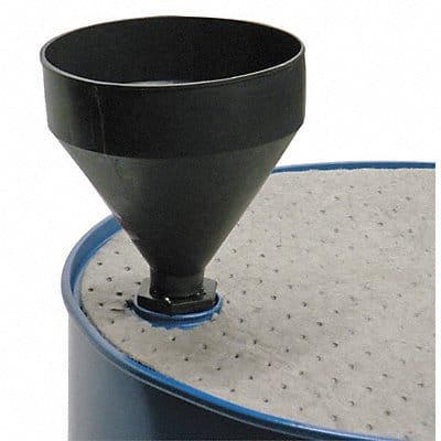 Drum Funnel Black Polyethylene NPT