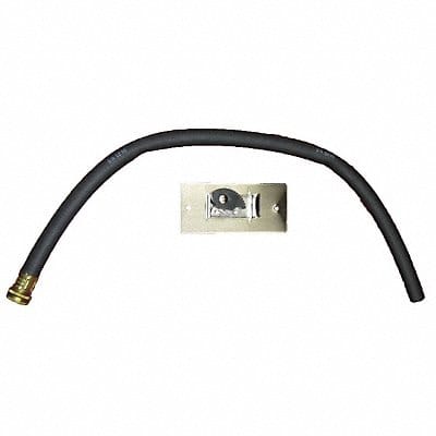 Hose/Hanger SS/Rubber 22ga 6In Wall Mnt