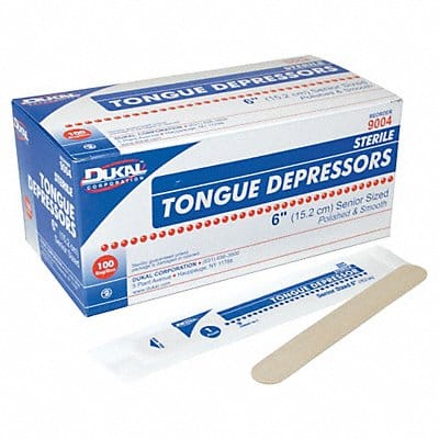 Tongue Depressor Sterile 6In. PK100