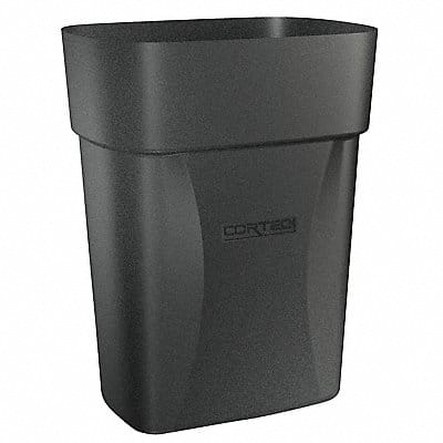 Trash Can 3-1/2 gal Black