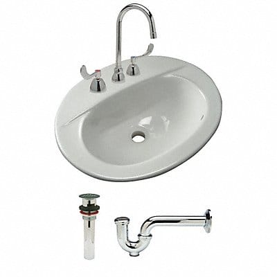 Zurn Lav Sink Oval 20inx12-1/4inx6-5/8in