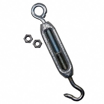 J-Hook Turnbuckle Carbon Steel 7-3/4in.L