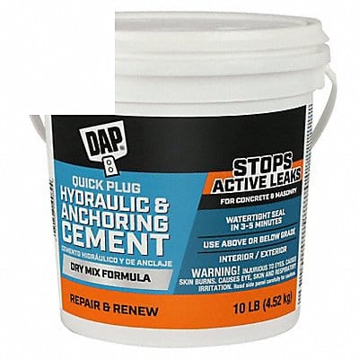 Hydraulic Cement Quick Plug 10 lb