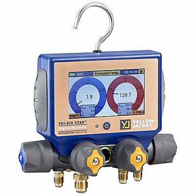 Refrigerant Digital Analyzer 4-Valve