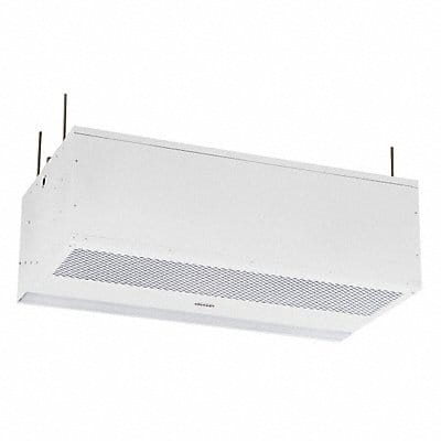 Recessed Heated Air Curtain Aluminium