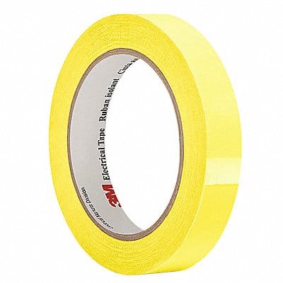 Elec Tape 216 ft Lx1 in W 2 mil Yellow