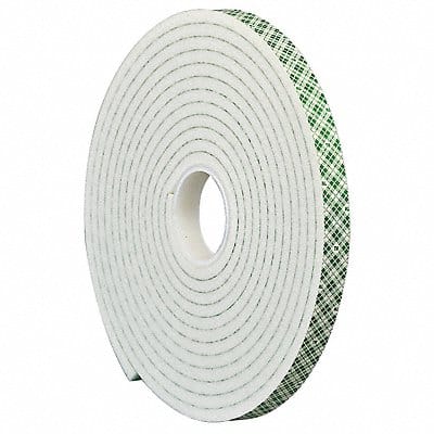 Double Sided Foam Tape 5 yd L 1/2 W