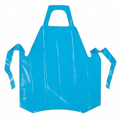 Bib Apron Universal Blue Polyolefin PK50