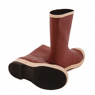 Rubber Boot Men s 13 Mid-Calf Red PR