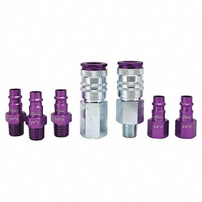 Hi Flow Purple Coupler/Plug Kit