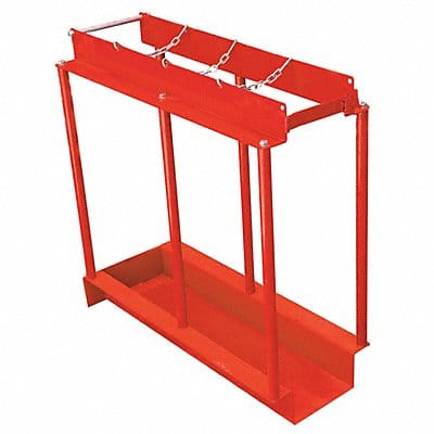 Cylinder Caddy Pallet Truck Red