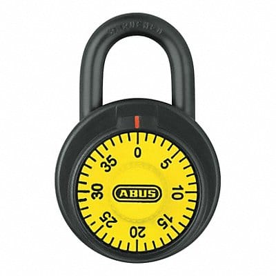 Combination Padlock 2 in Round Black