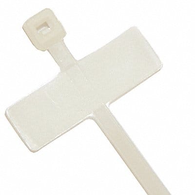 Cable Tie w ID Tag 4 in Natural PK100