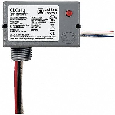 Prewired Relay 120-277VAC 10A SPST-NO