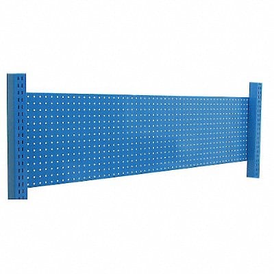 Pegboard Backwall 50 W x 2 D x 16 H Blue