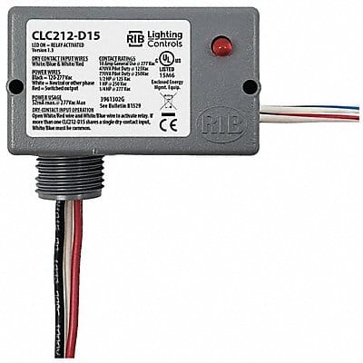 Prewired Relay 120-277VAC 10A SPST-NO