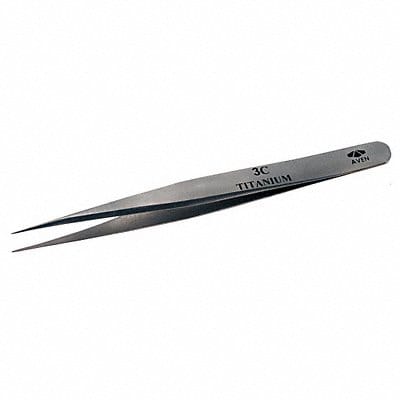 Precision Tweezer Titanium 4-1/2 In