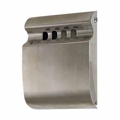 Cigarette Receptacle 1/4 gal Silver