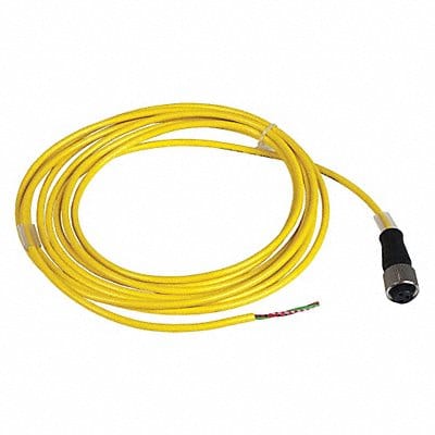 Cordset 16.4 ft Yellow 250VAC/300VDC