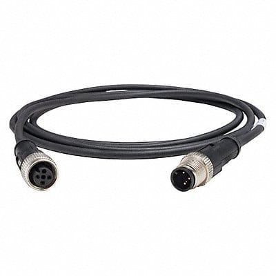 Cordset 6.56 ft Black 250VAC/300VDC