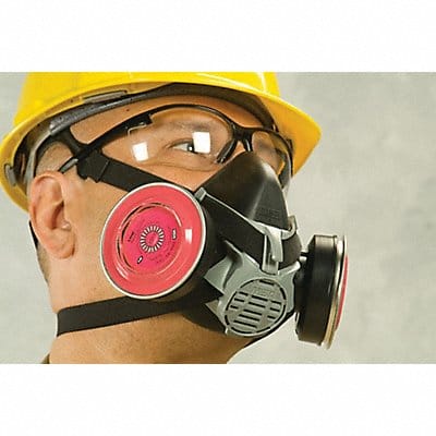 Half Mask Respirator Silicone Black