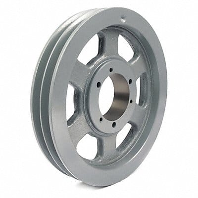 V-Belt Pulley Detachable 2Groove 12.5 OD