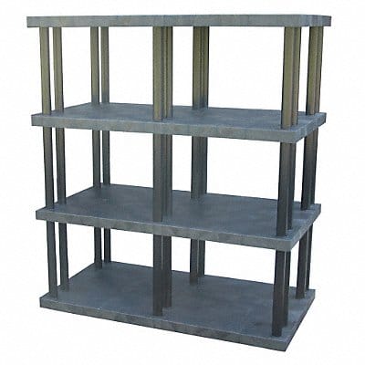 Plstc Shelf 36inx75inx66inShlfLdCp 895lb