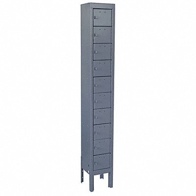 Locker 10x1Lckrs Gray 66.5 x9 x9