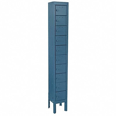 Locker 10x1Lckrs Blue 66.5 x9 x9