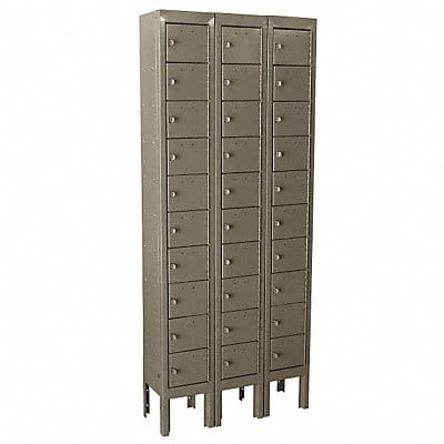 Locker 10x3Lckrs Tan 66.5 x27 x9