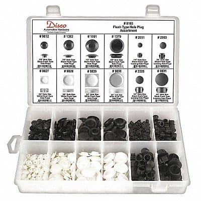 Flush Type Hole Plug Assortment 349 pcs