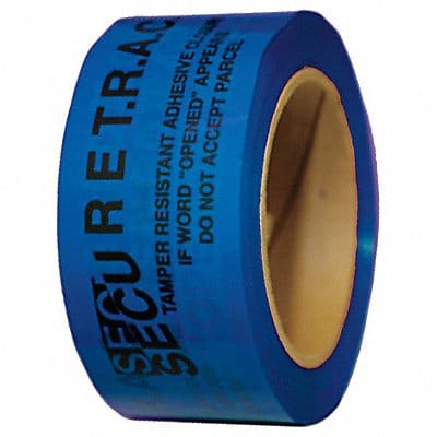 Tamper Evident Tape Blue 2Inx180Ft