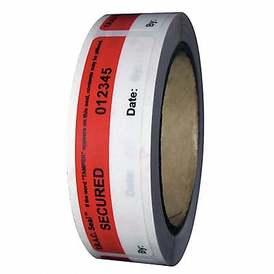 Tamper-Evident Tape 1In x 4In PK250