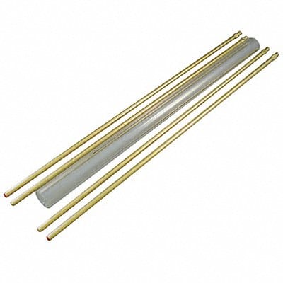 Glass Rod Kit Plain 3/4In Dia 18In L