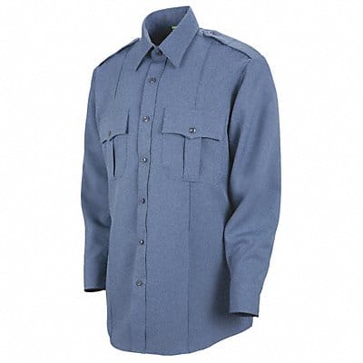 New Dimension Stretch Dress Shirt L Blue